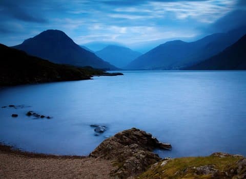 Bergsee Abendstimmung