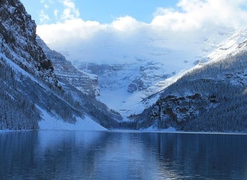 Bergsee Winter Türkis