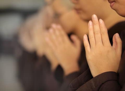 Betende hände familie