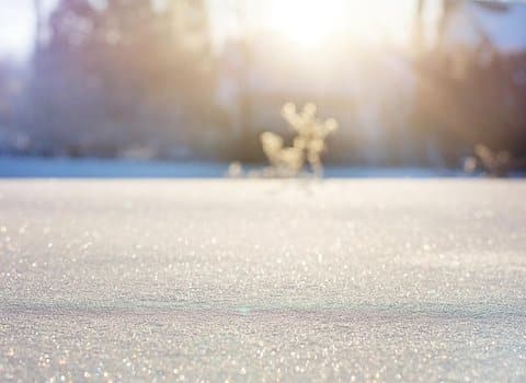 Eiskristall Sonne Bokeh