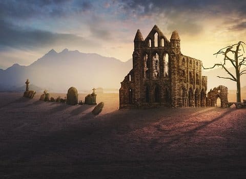 Rot Monastery Ruins Mystical