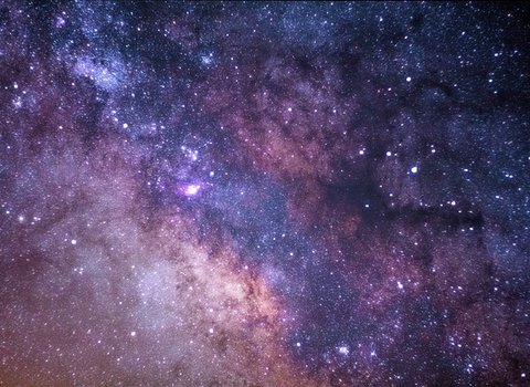 Milchstrasse Panorama Nacht