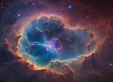 Ringnebel Supernova Bunt