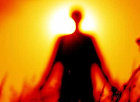 Silhouette Fels Sonnenuntergang