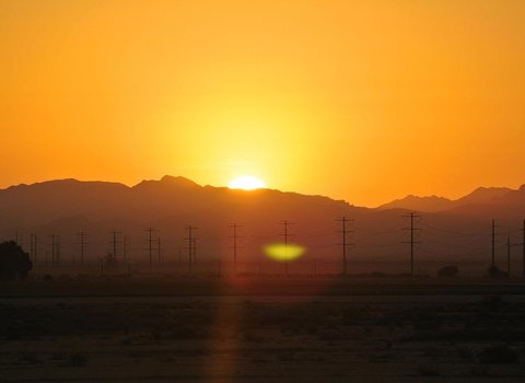 Sonnenuntergang Berge Abendrot