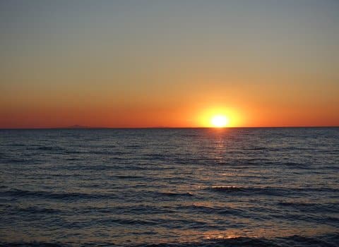 Sonnenuntergang Wolken Dramatisch