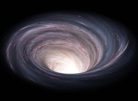 Spiralgalaxie Blau Silber