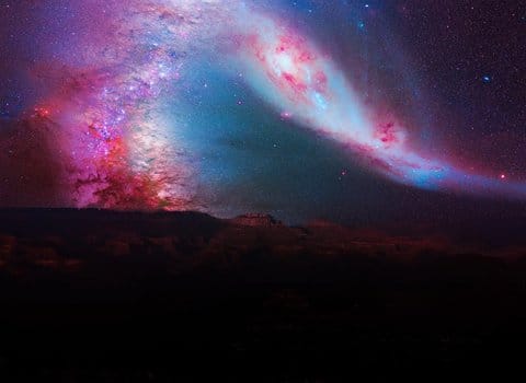 Spiralgalaxie Kosmisch