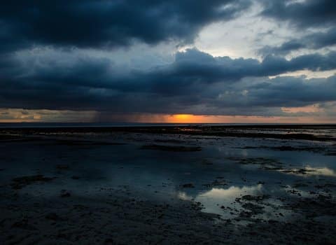 Sturmwolken Meer Dramatisch