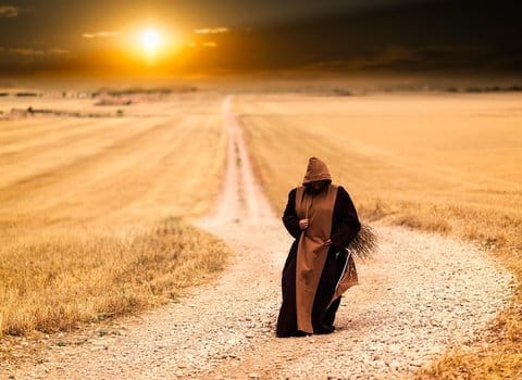 Wueste Wanderer Wind